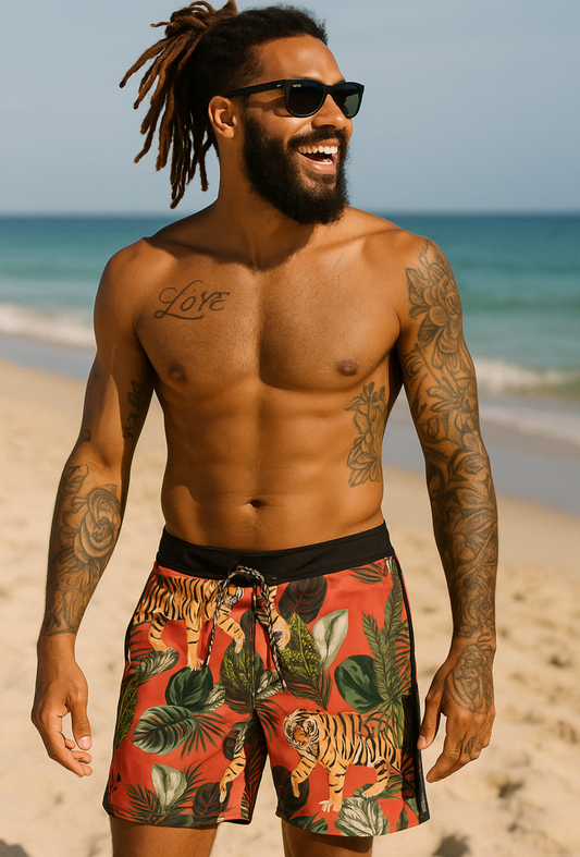 Tiger Jungle Swim Shorts