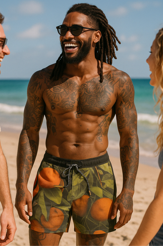 Citrus Grove Swim Shorts – Verde Edition